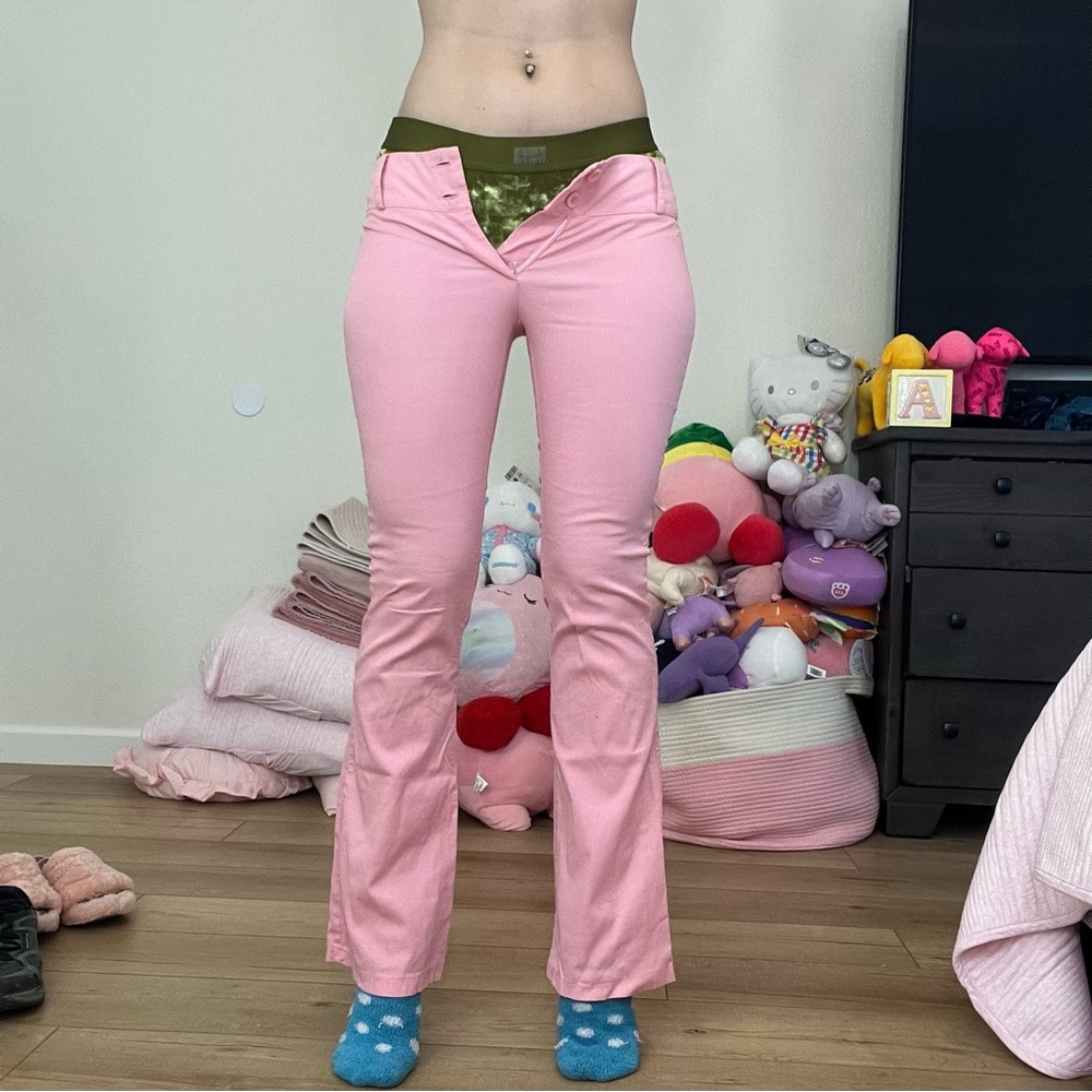 Barbie vintage Y2K pink bootcut pants